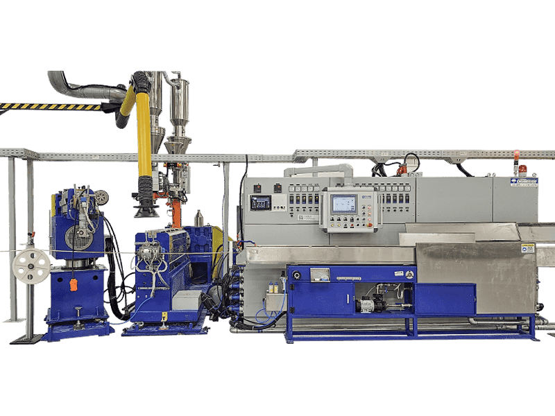 Linea di estrusione guaina in PVC/PE/PP/PU